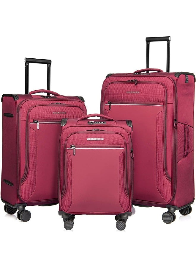 Softside and Lightweight Luggage Set of 3