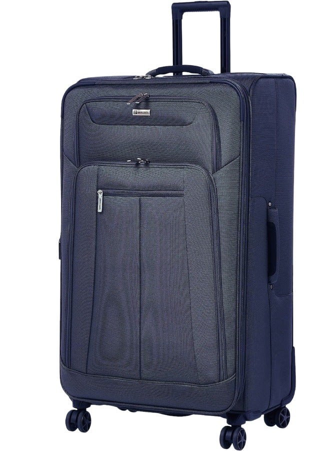 XL Size Softside Luggage Set of 3 Ultra Light Weight 4 Wheels TSA Approved