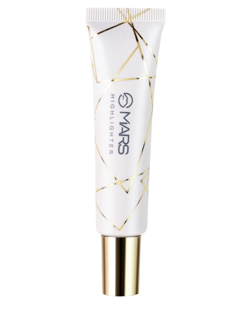 MARS Spectra Glow Liquid Highlighter   Non Greasy and Blinding Shine Highly Pigmented  25 ml  02 GOLDRUSH