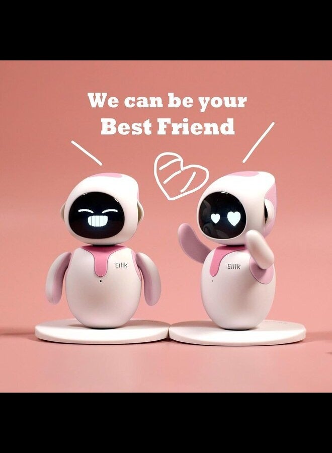 Eilik - Cute Robot Pets for Kids and Adults, Your Perfect Interactive Companion at Home or Workspace, Unique Gifts for Girls & Boys