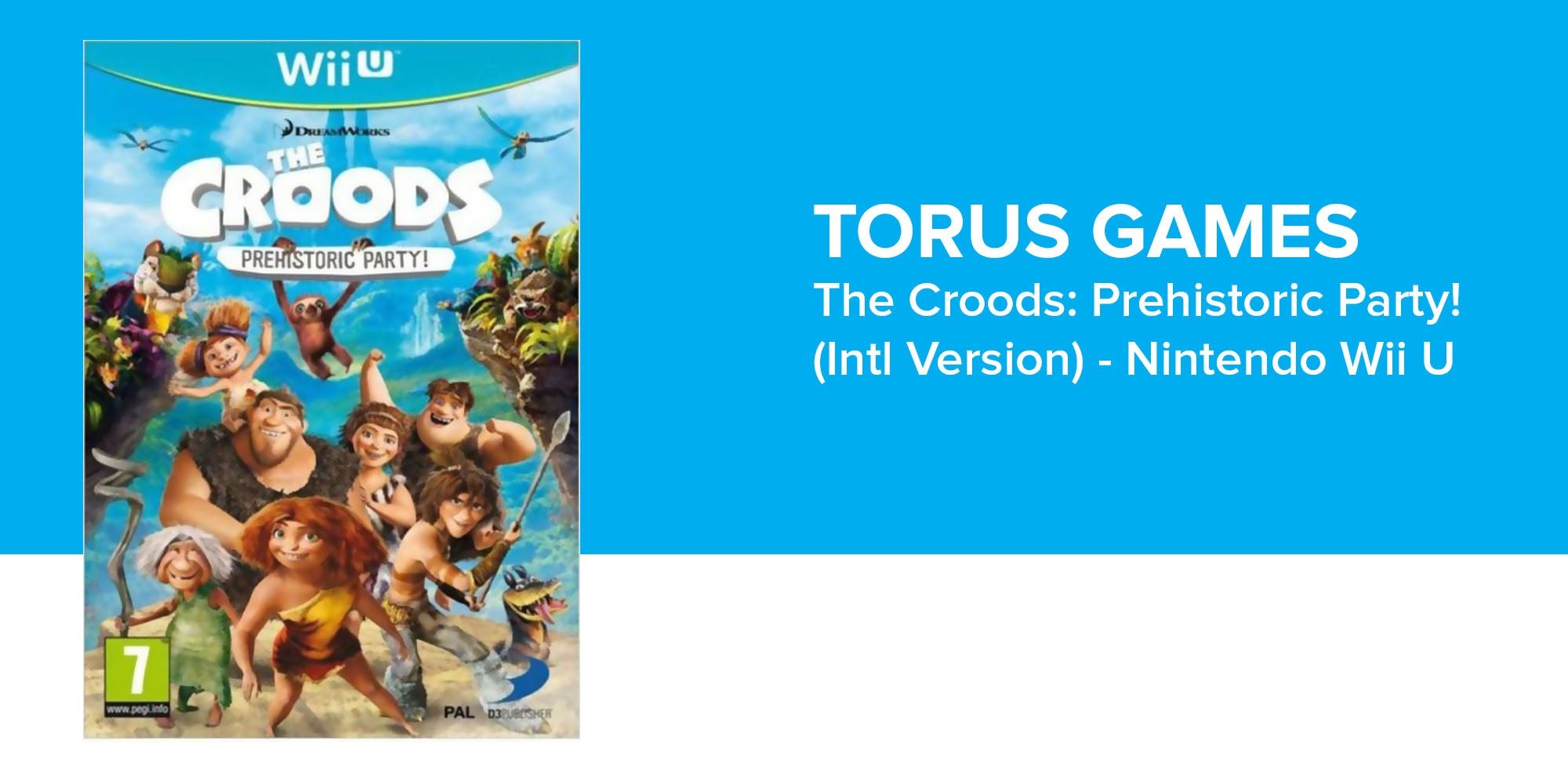 The Croods: Prehistoric Party (Intl Version) - Adventure - Nintendo Wii U