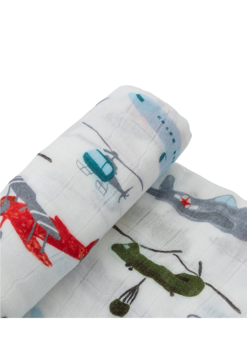 Deluxe Muslin Swaddle  Single Air Show