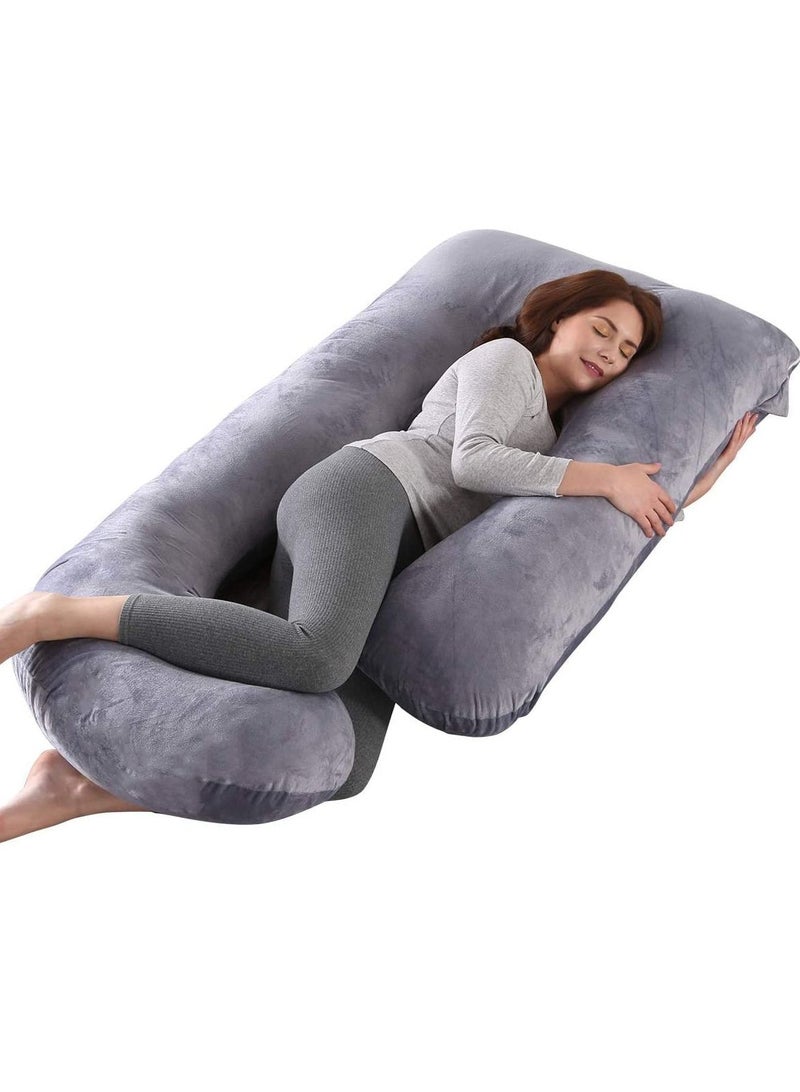 U-Shaped Pillow Full Body Support Pillow 145x70X20 cm