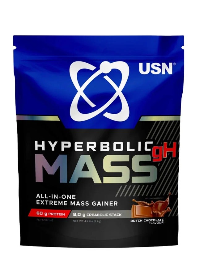 Hyperbolic Mass GH All In One Extreme Mass Gainer Dark Chocolate 2kg