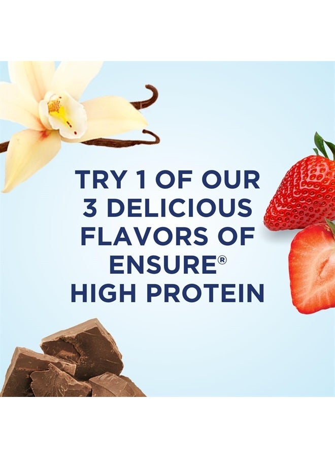 High Protein Vanilla Nutrition Shake With Fiber, 8 Fl Oz (Pack of 24)