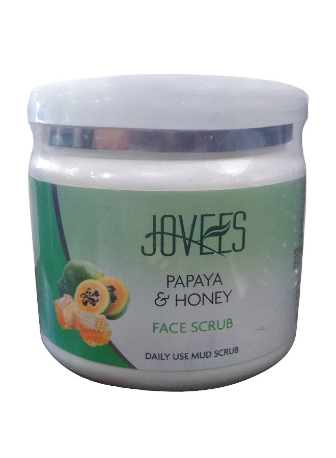 Herbal Papaya & Honey Face Scrub | With Honey & Neem | Normal to Dry Skin 400g