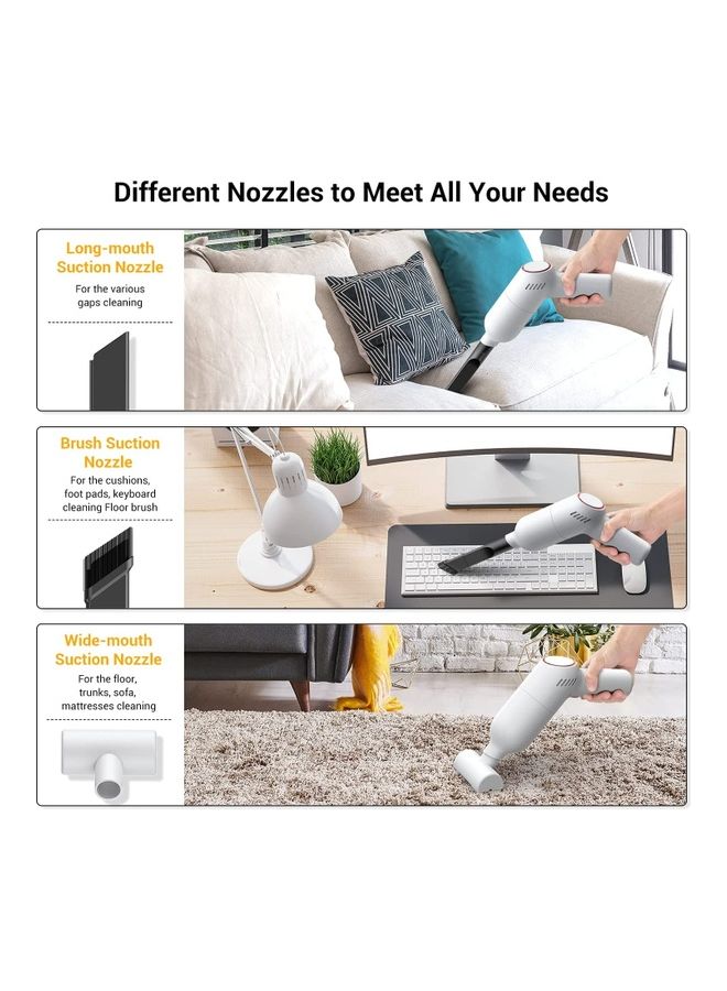 Wireless Handheld Vacuum Cleaner Set 120 W 2201171 White/Black