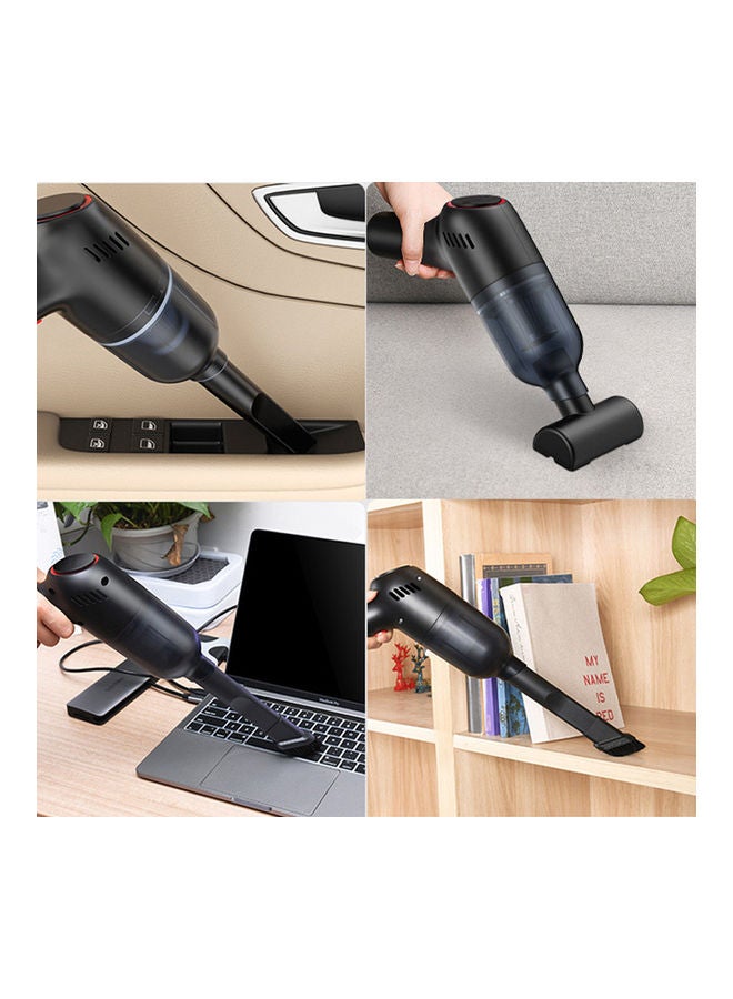 Vehicle Wireless High-Power Hold Mini Portable 9000 Pa Vacuum Cleaner 150 ml 120 W PSWZ406 Black