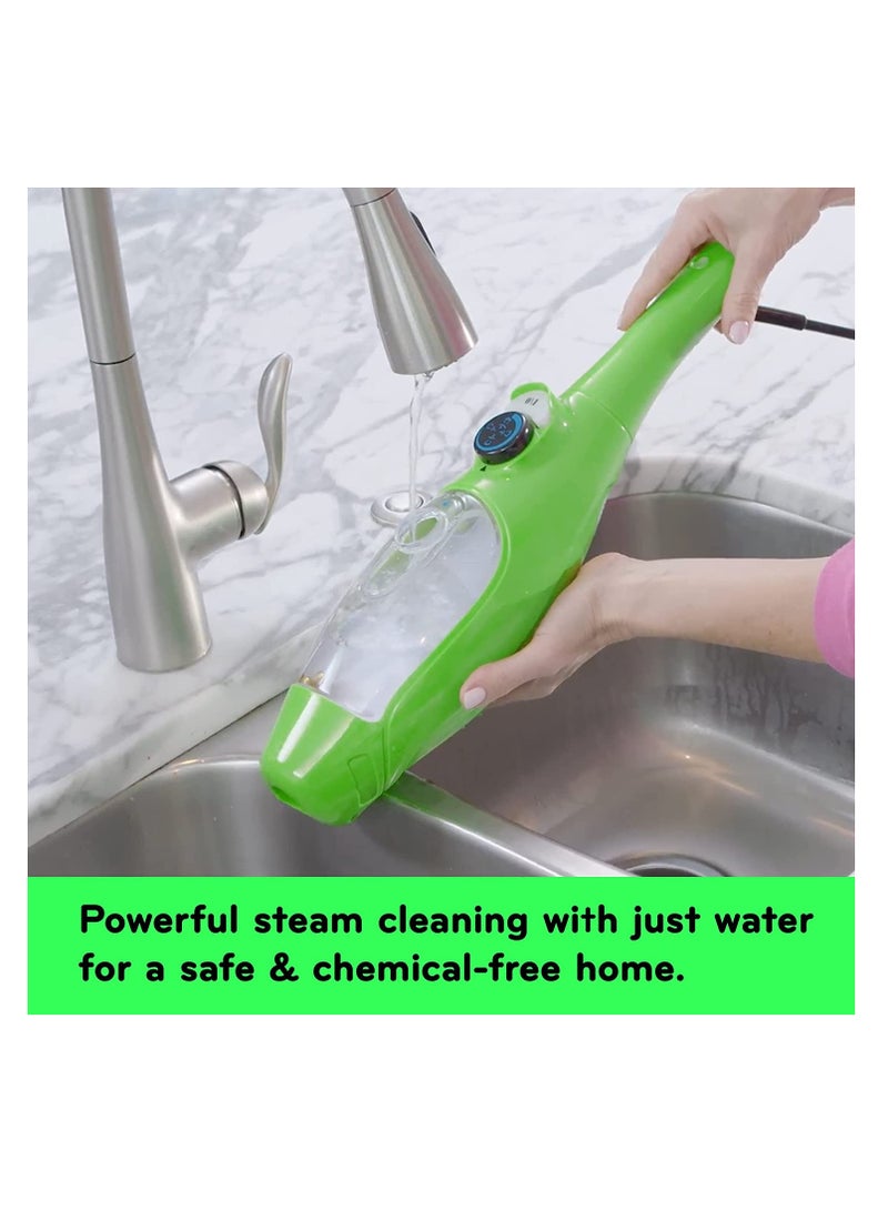 Green Color X5 Basic Mop 5 IN 1 All Purpose Hand Held Steam Cleaner for Home Use with 11 Piece Accessory Kit