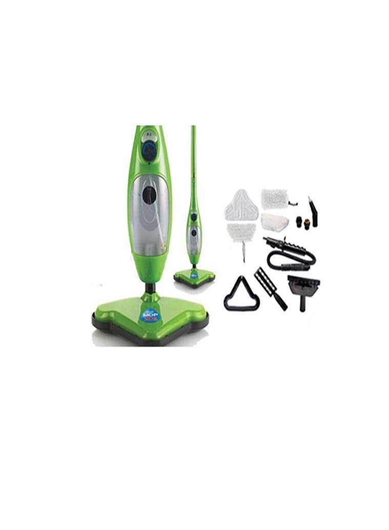 Green Color X5 Basic Mop 5 IN 1 All Purpose Hand Held Steam Cleaner for Home Use with 11 Piece Accessory Kit