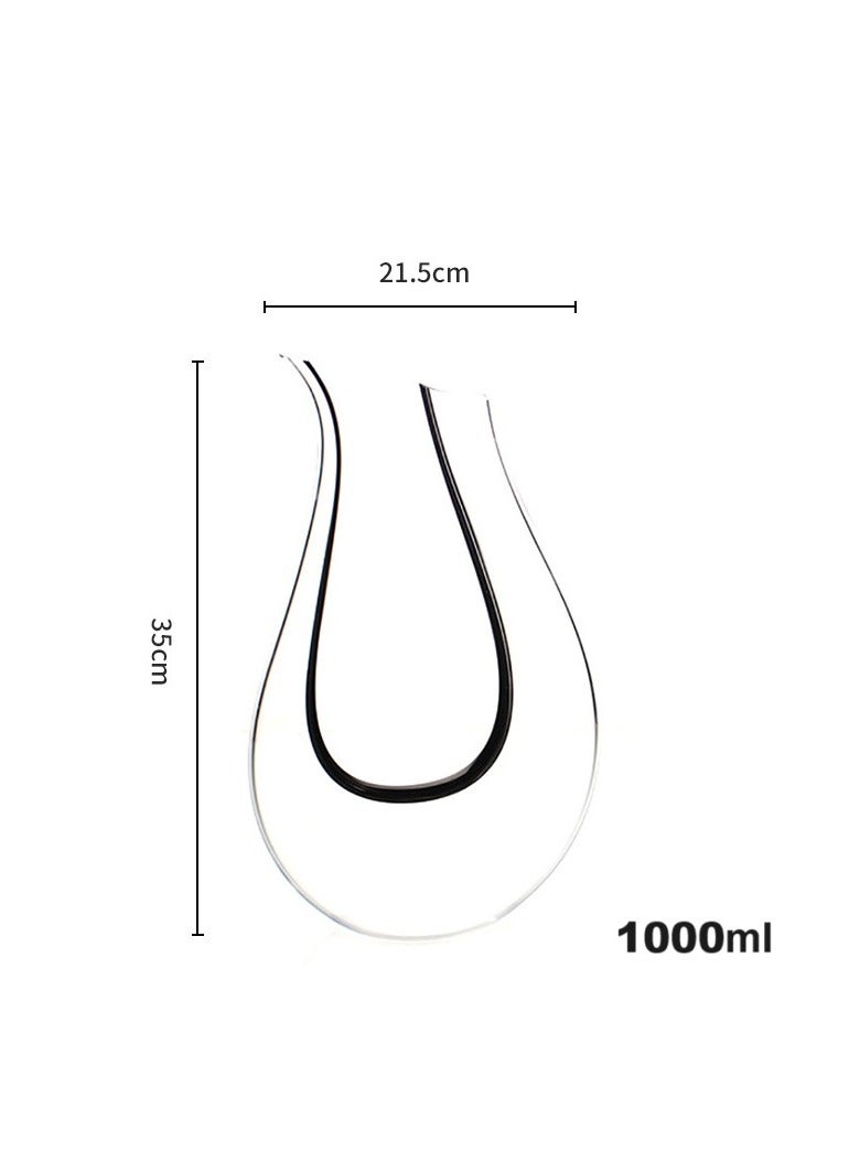 Creative And Personalized Red Wine Quick Decanter Home Glass Wine Dispenser U-Shaped Wine Decanter