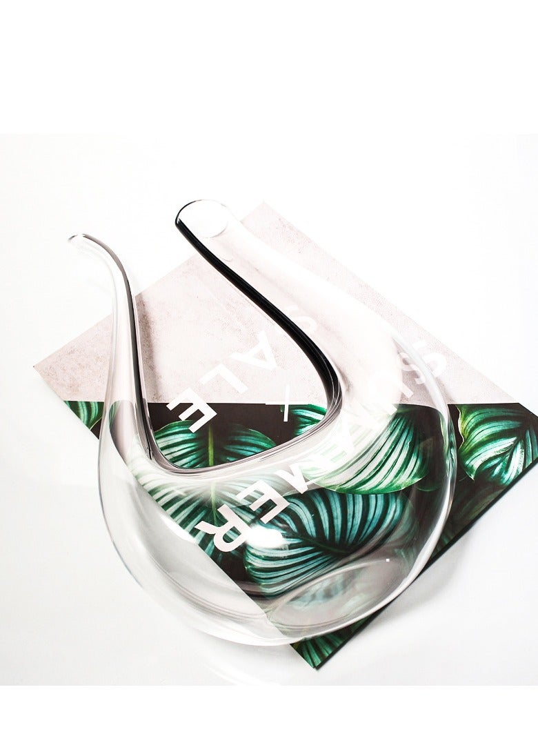 Creative And Personalized Red Wine Quick Decanter Home Glass Wine Dispenser U-Shaped Wine Decanter