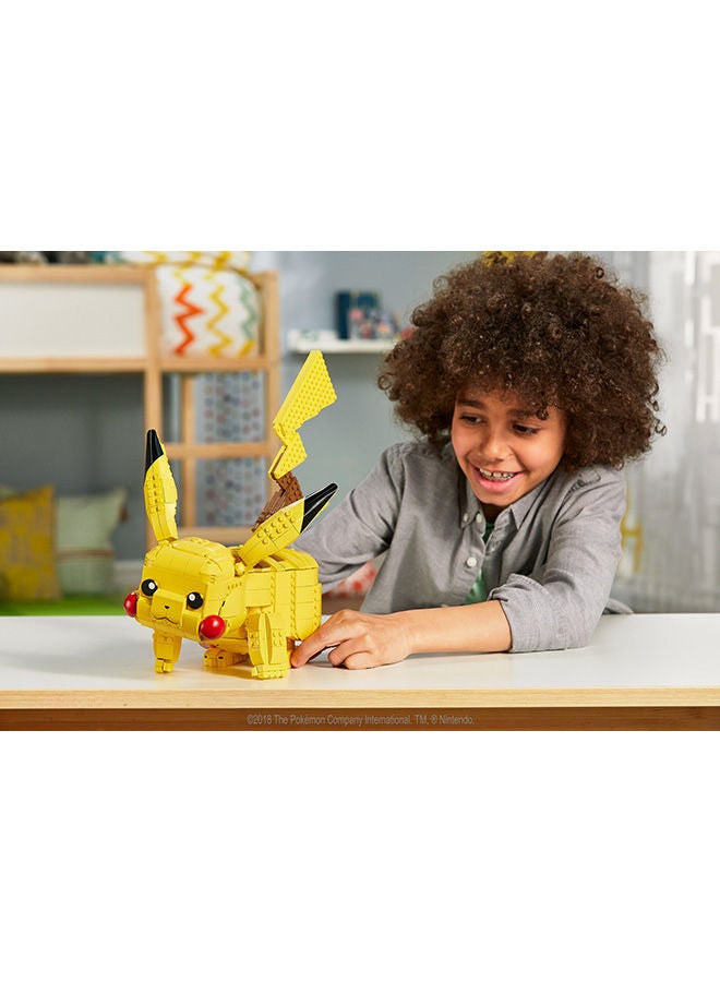 Pokemon Jumbo Pikachu Construction Set with character figures, Building Toys for Kids