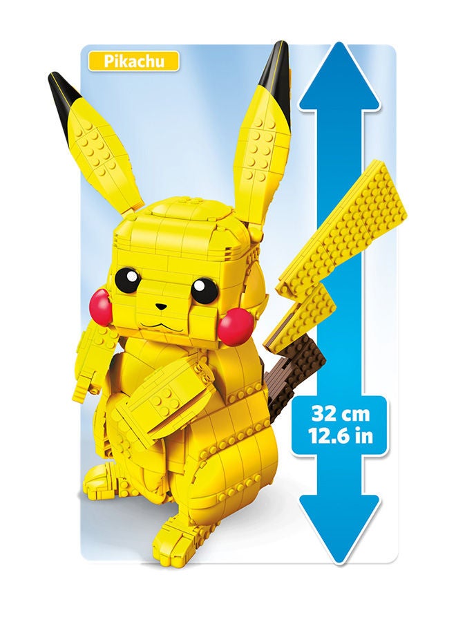 Pokemon Jumbo Pikachu Construction Set with character figures, Building Toys for Kids