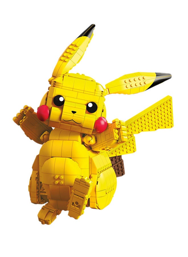 Pokemon Jumbo Pikachu Construction Set with character figures, Building Toys for Kids