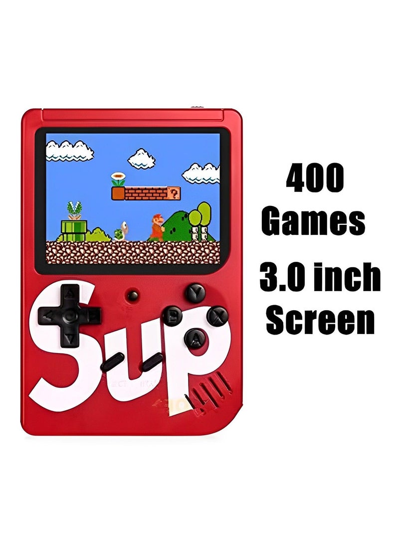 400 In 1 Portable Retro Handheld Console And Applicable to TV System, so that you can easily enjoy exciting games on a big screen