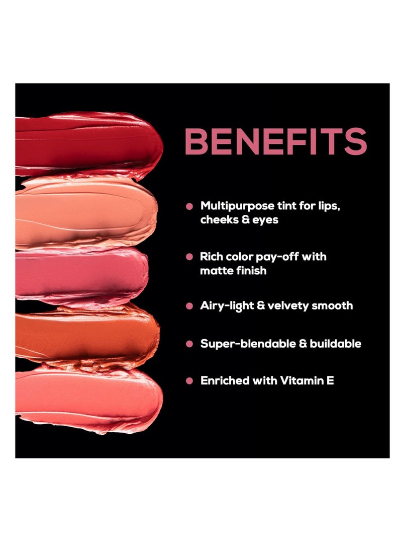 RENEE Multi mousse for Lips Cheeks and Eyes  Cocoa Frosting 5gm   Matte Finish  Rich Color Payoff With Weightless and  Velvety Smooth Texture   Non  drying  Highly Blendable Formula