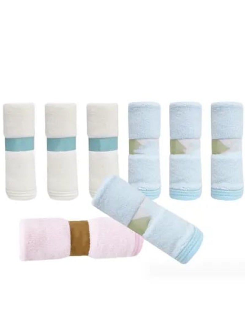 12pcs Baby Washcloth,  Soft and Absorbent Washcloths for Newborns and Toddlers  22.9 x 22.9 cm
