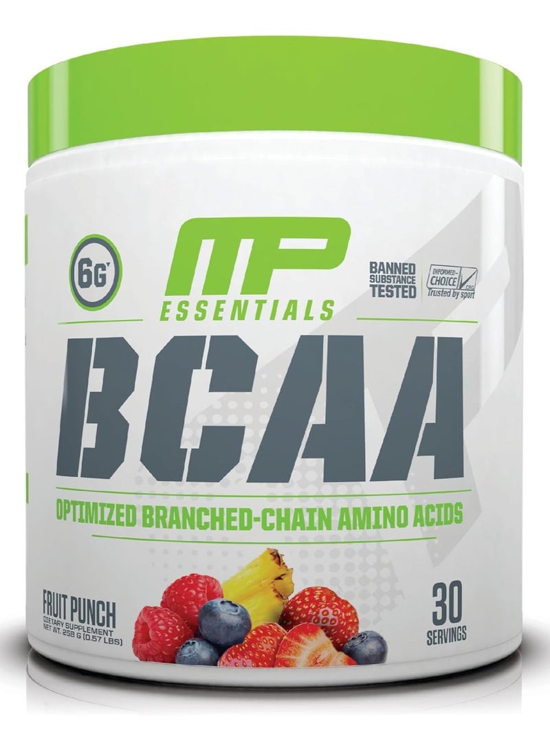 MusclePharm Essentials BCAA 258g Fruit Punch 30 Serving