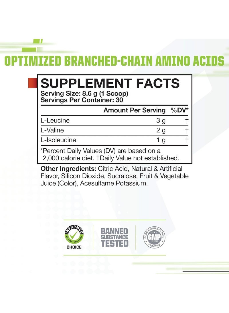 MusclePharm Essentials BCAA 258g Fruit Punch 30 Serving