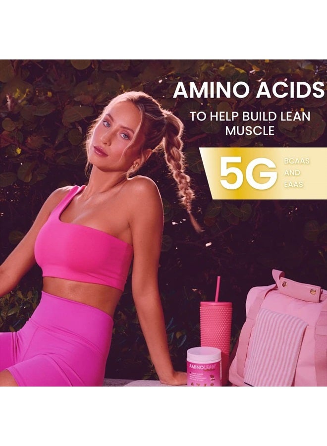 AminoLean Pre Workout x Alix Earle Berry Alixir, Clean Energy with No Jitters, Tingles or Crash, Vegan Friendly with Added Biotin for Hair, Skin, Nails, 30 Servings