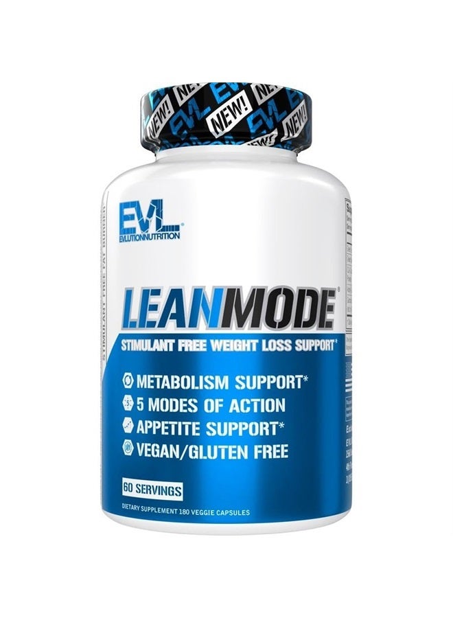EVL Weight Loss Support Pills - Premium Multipurpose Appetite Metabolism and Fat Loss Support for Men and Women - LeanMode with Green Coffee Bean Extract CLA and Garcinia Cambogia - 60 Servings