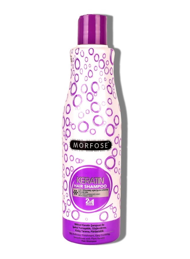 Morfose Professional Keratin Shampoo for Smooth and Strong Hair - 500ml