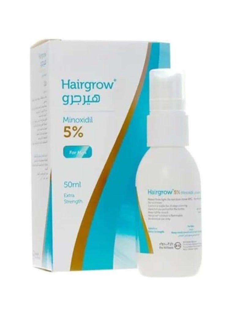 Hair Grow 5 Minoxidil, 50 ml Pack of 3