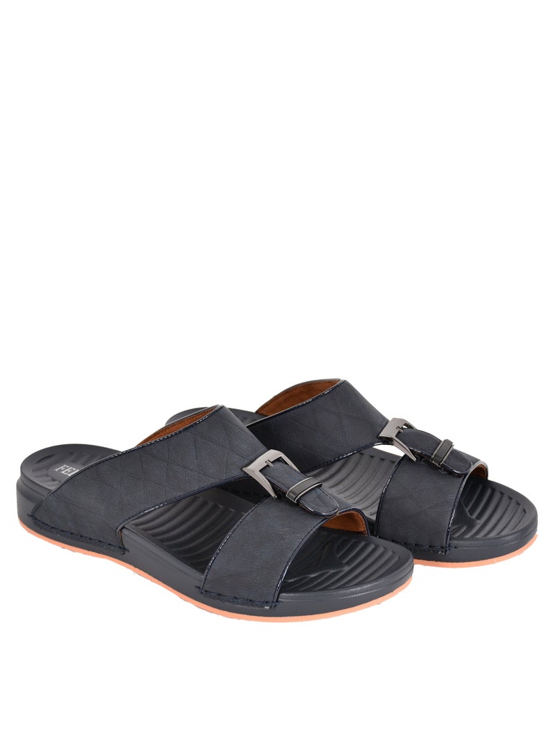 Mens  Stylish Navy Arabic Sandals