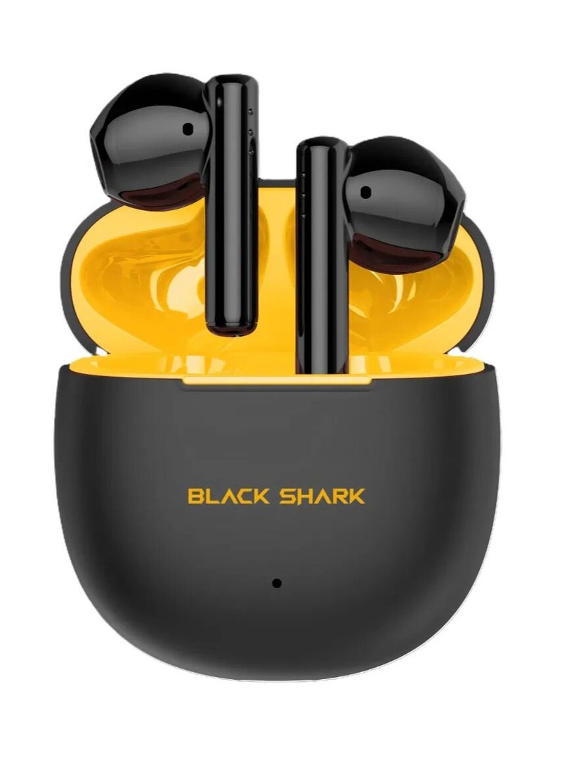 Black Shark Lucifer T9 With Low-Latency Gaming Mode, In-ear & Comfort Fit, Active Noise Cancellation and 40 Hours Battery Life, 5.3 Bluetooth - Yellow
