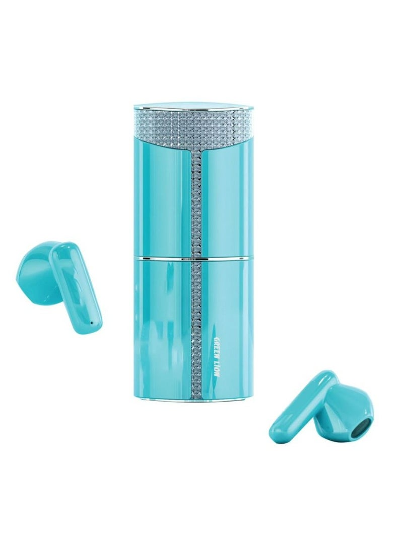 Green Lion Lipstick True Wireless Earbuds-Blue