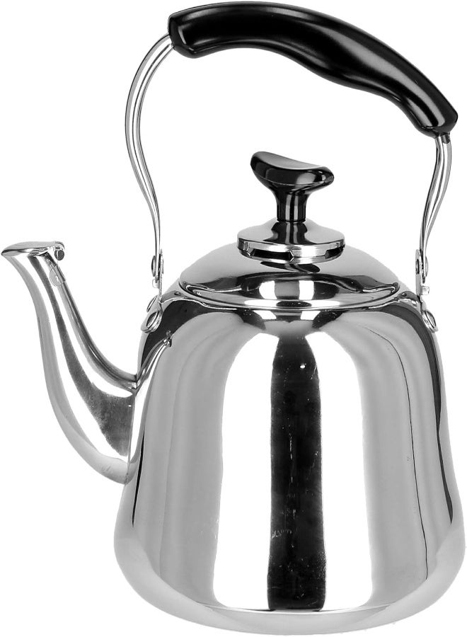 Royalford Whistling Kettle, 6L 203Oz Stainless Steel Kettle, Rf11044 Teapot Coffee Kettle With Handle, Multicolor