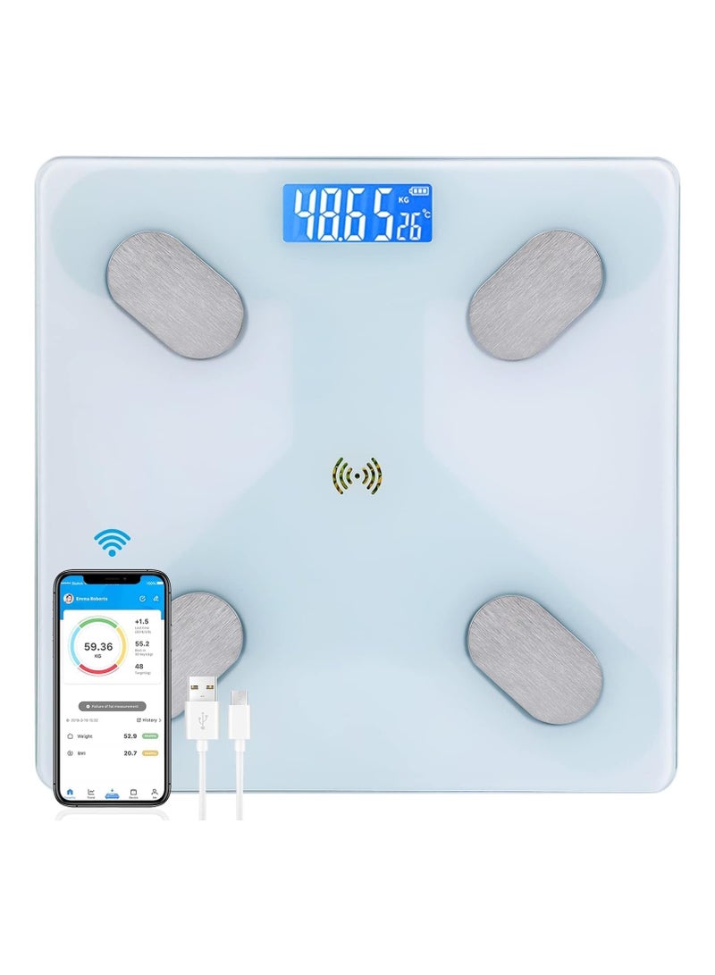 Multifunctional Smart Body Fat Scale Electronic Led Digital