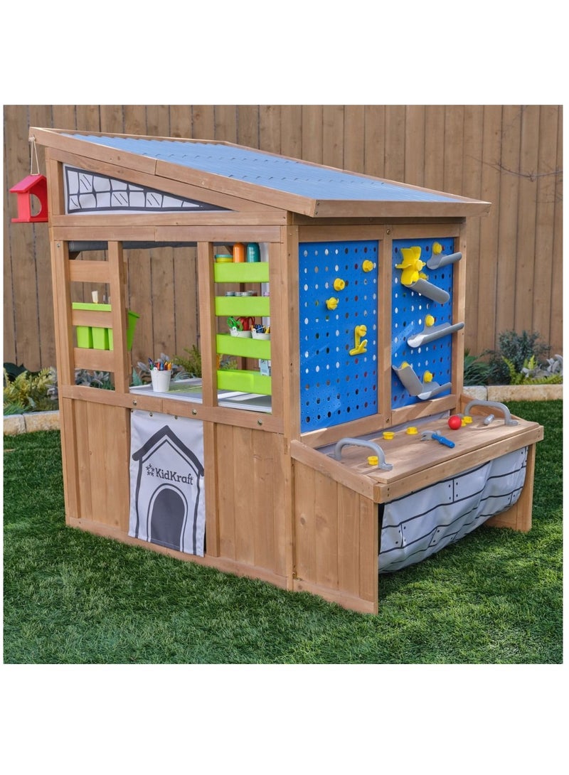 Kidkraft Hobby Workshop Wooden Playhouse