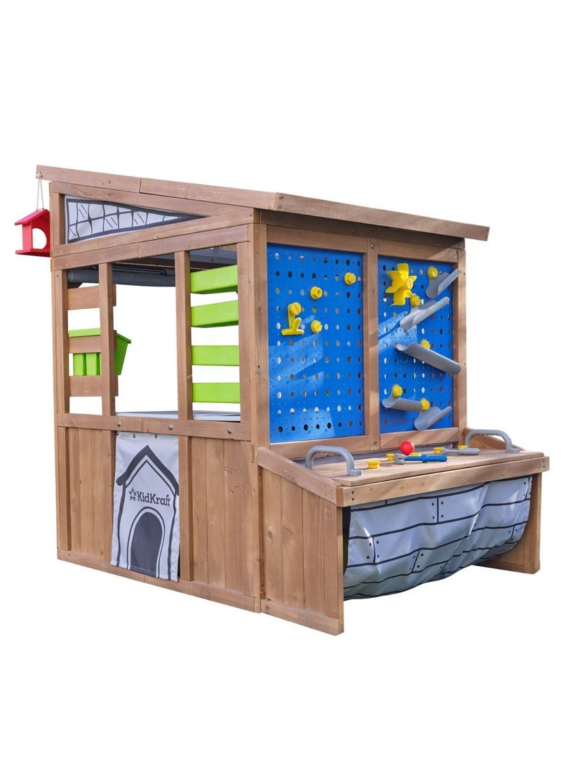 Kidkraft Hobby Workshop Wooden Playhouse