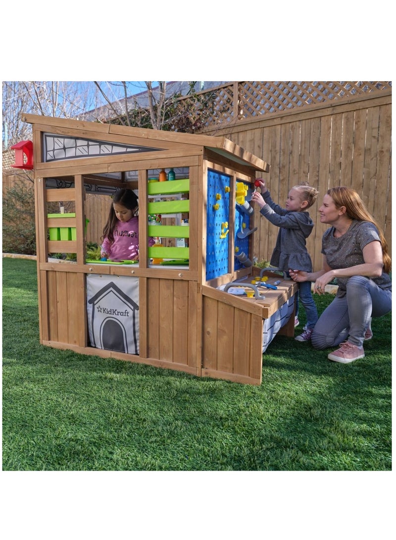 Kidkraft Hobby Workshop Wooden Playhouse