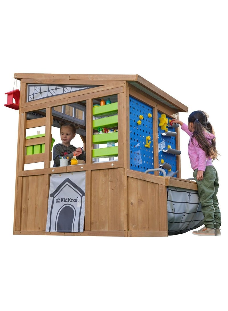 Kidkraft Hobby Workshop Wooden Playhouse