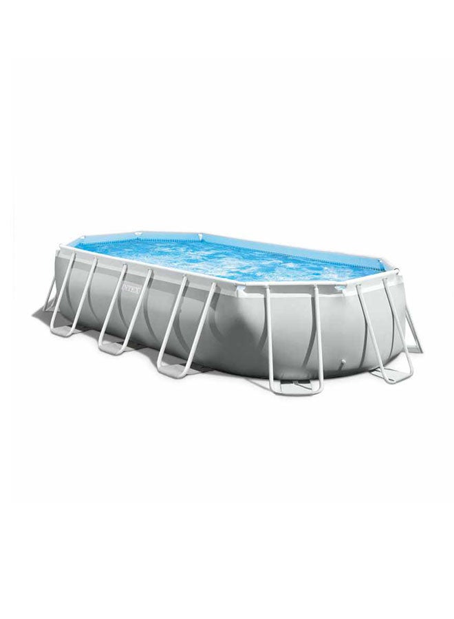 Prism Frame Oval Pool Set 503 X 274 X 122cm