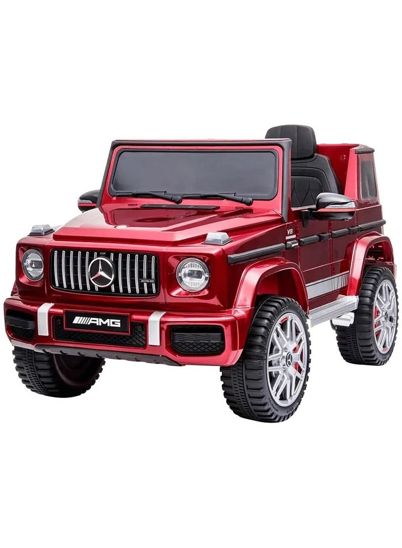 12V Mercedes Benz G63 Ride on Jeep - Painting Red