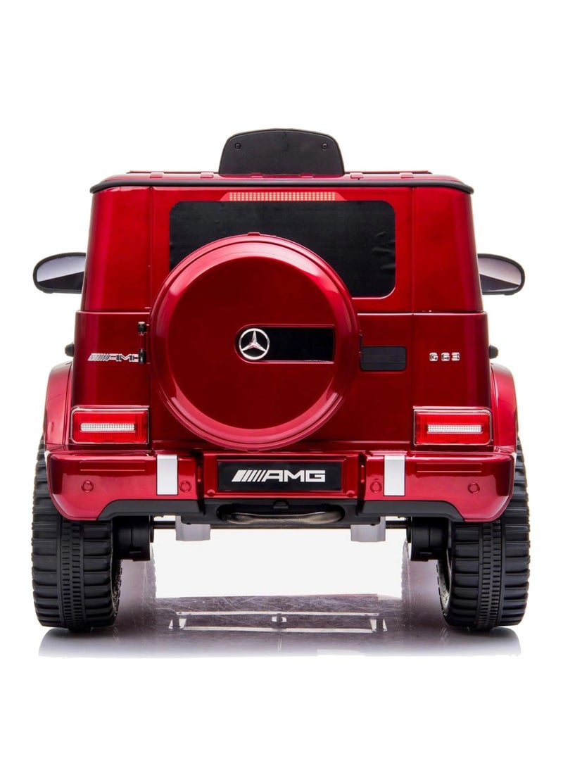 12V Mercedes Benz G63 Ride on Jeep - Painting Red