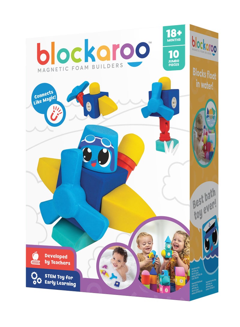 BLOCKAROO MAGNETIC FOAM BLOCKS -SMALL -PLANE