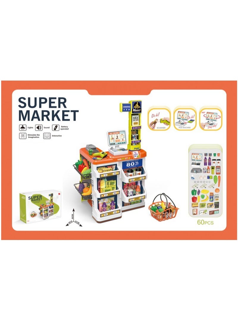 Mini Home Supermarket Set Toy for Kids