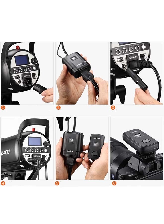 Godox DM-16 flash trigger transmitter wireless trigger studio light SLR camera receiver