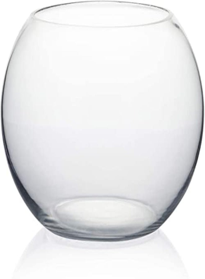 Akdc Clear Bubble Bowl Glass Vase, 8-Inch Transparent Bubbles Planter Terrarium Fish Bowls For Wedding Event Home Décor. [1 Piece] (20 Cm)
