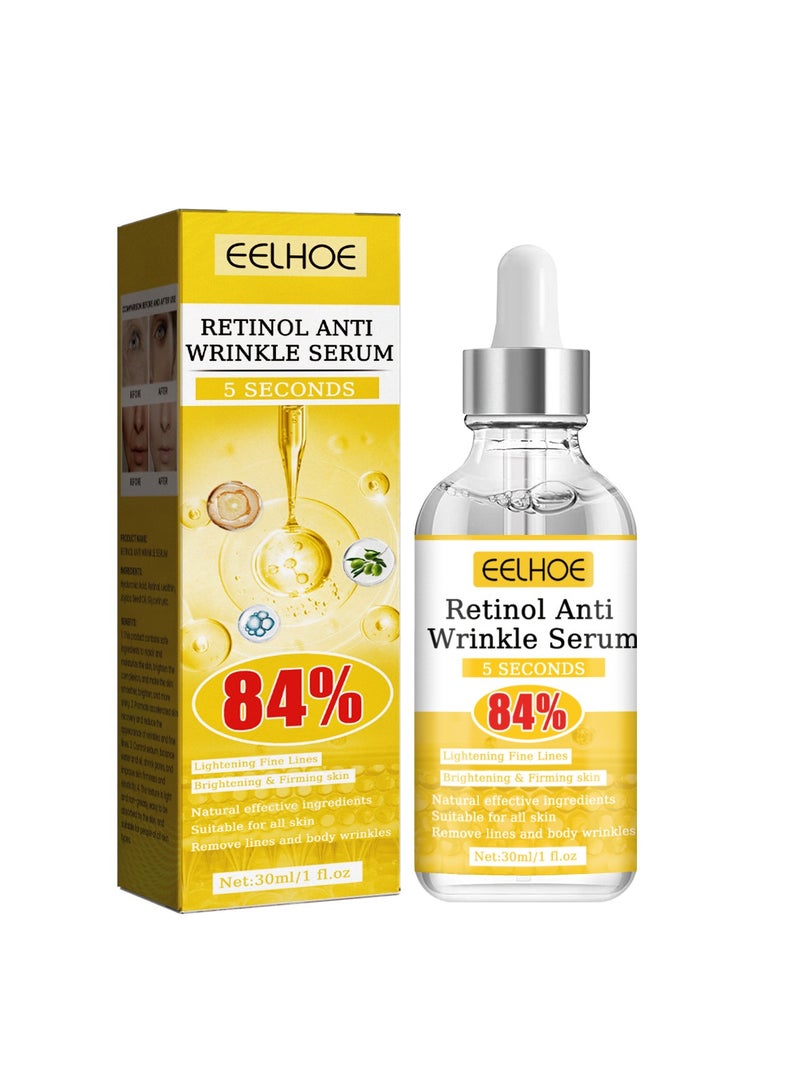 EELHOE Retinol anti-wrinkle serum tightens facial skin, fades wrinkles and folds 30ml