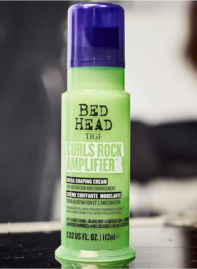 Bed Head By TIGI Curls Rock Amplifier Curl Cream for Curly Hair, the Ultimate Curl Cream for Curly Hair Care 3.82 fl oz