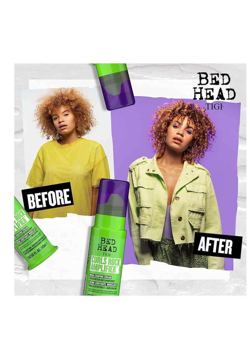 Bed Head By TIGI Curls Rock Amplifier Curl Cream for Curly Hair, the Ultimate Curl Cream for Curly Hair Care 3.82 fl oz