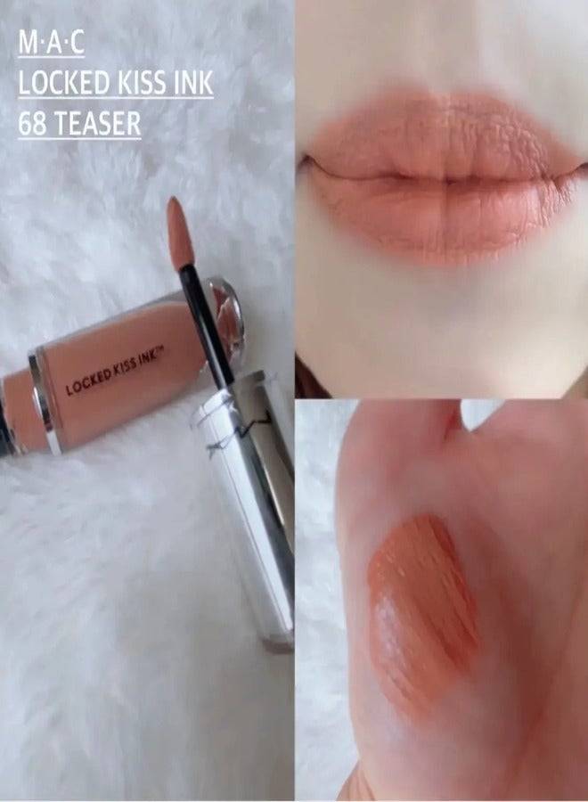 M·A·C Locked Ki**ss Ink 24HR Lipcolour TEASER 68LIGHT TONED WARM NUDE 4ml