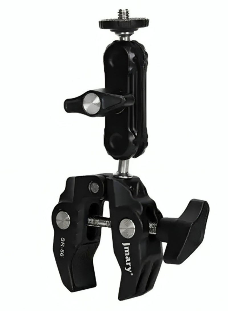 JMARY SR-56 Aluminum Handlebar Crab Clamp Magic Arm Rod Mount