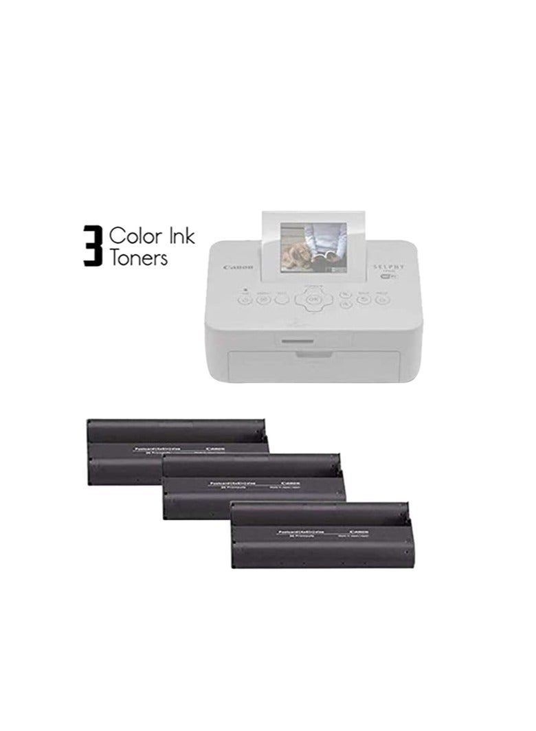 Canon KP-108IN Color Ink Paper Set for Canon Selphy CP910/CP810 Photo Printer, 108 Sheets, White